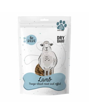 PAKA ZWIERZAKA PEPE Freeze-dried carne liofilizata pentru caini si pisici, plamani de miel 30g