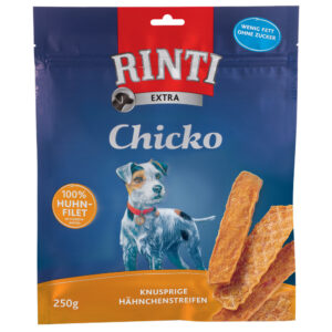 RINTI Extra Chicko Variațiuni Pui – 250 g, Snackuri pentru câini