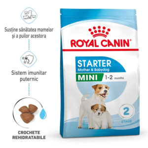 ROYAL CANIN Mini Starter Mother & Babydog, mama și puiul, hrană uscată câini, 4kg