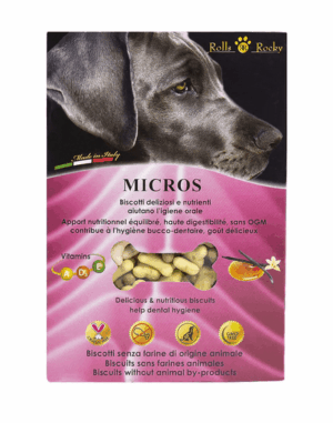 Recompense crocante pentru caini, ROLLS ROCKY Micros Mix , biscuiti traditionali, 8 kg
