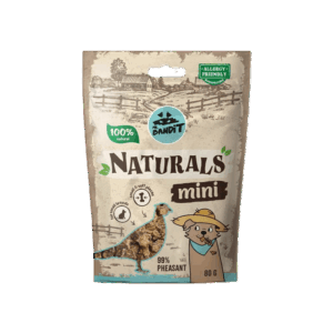 Recompense pentru caini, talie mica, Mr Bandit Naturals Mini, fazan, 80g