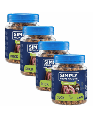 SIMPLY FROM NATURE Smart Bites set gustari caini 4×130 g cu rata