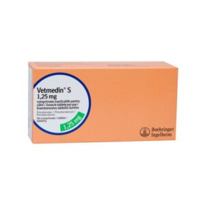 Tratament pentru insuficiena cardiaca congestiva la caini, VETMEDIN 1.25MG, 50 comprimate