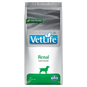 Dieta completa pentru caini cu insuficienta renala Vet Life Renal, 2 x 2 kg