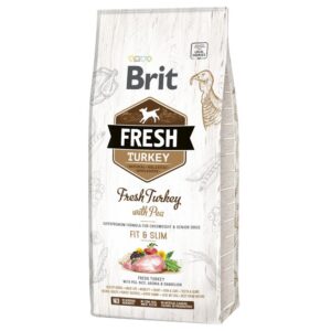 12kg Curcan cu mazăre Light Fit & Slim Brit Fresh Hrană uscată câini