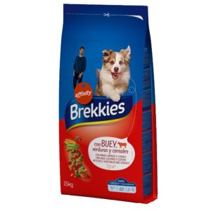 15 kg Mix Vită Brekkies Hrană uscată pentru câini