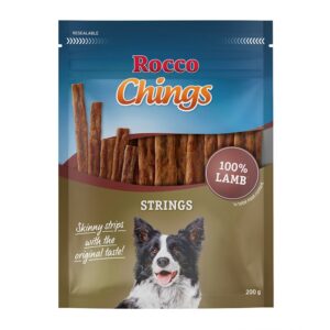 200g Miel Strings Chings Rocco Snackuri câini
