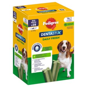 28buc Dentastix Fresh Daily Freshness Pedigree Snackuri talie medie