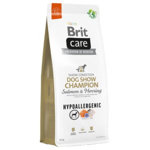 2x12kg Somon și hering Hypoallergenic Show Champion Brit Care Câini