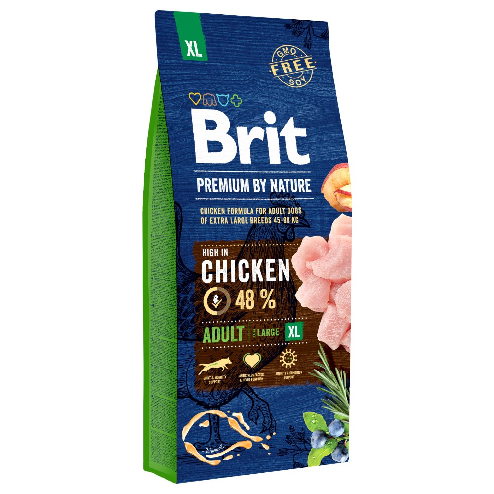 2x15kg Adult XL Brit Premium Hrană uscată pentru câini