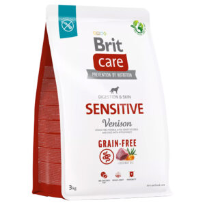 2x3kg Vânat & cartofi Grain Free Sensitive Brit Care Hrană uscată câini