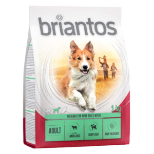 4x1kg Miel & orez Adult Briantos Hrană uscată câini