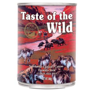 6x390g Southwest Canyon Taste of the Wild Hrană umedă câini