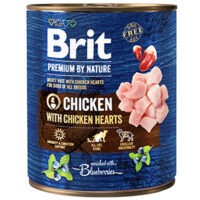Brit Premium by Nature Chicken with Hearts, Set 5 X 800 g