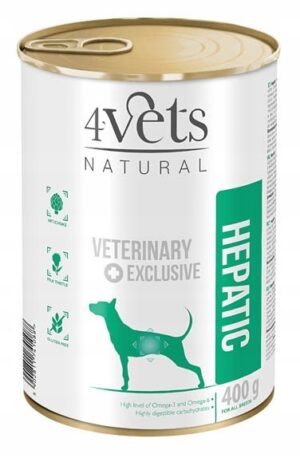 Dieta veterinara Hepatic Support pentru caini 4VetS, 400 g