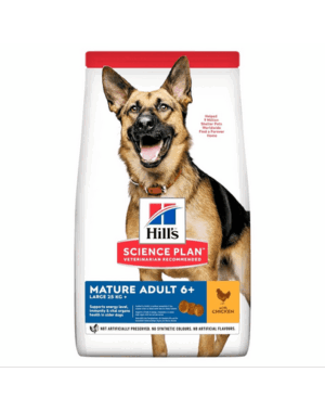 HILL’S Science Plan Canine Mature Adult 6+ Large breed Chicken 18 kg hrana uscata pentru caini in varsta, de talie mare
