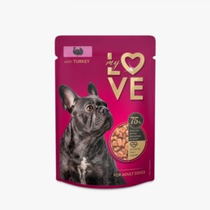 My Love, Hrana umeda pentru caini, curcan, 24x100g