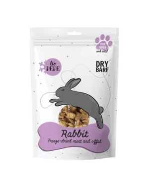 PAKA ZWIERZAKA PEPE Freeze-dried ficat de iepure pentru caini si pisici XL 180g liofilizat