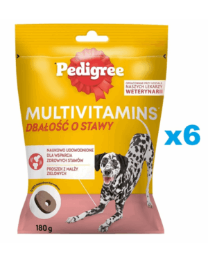 PEDIGREE Multivitamins Recompense caini aulti, pentru articulatii, cu pui 6×180 g
