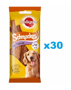 PEDIGREE Schmackos Multi Mix 30×36 g recompense pentru caini
