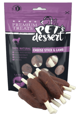 Pet s Desert Dog Cheese StickLamb 80g LSL-03
