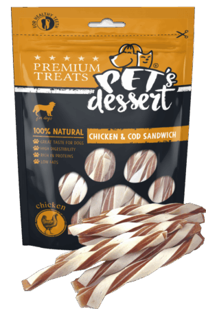 Pet s Desert Dog ChickenCod Sandwich 80g LSC-42