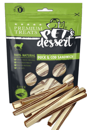 Pet s Desert Dog DuckCod Sandwich 80G LSD-14