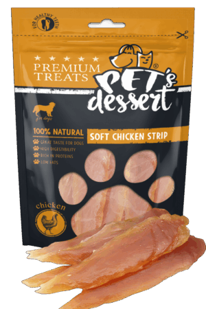Pet s Desert Dog Soft Chicken Strips 80g LSC-01
