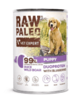 Vet Expert Raw Paleo Duoprotein Rață și Mistreț