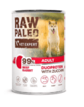 Vet Expert Raw Paleo Duoprotein Vită și Iepure