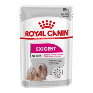 12x85g Exigent Mousse Royal Canin Hrană umedă câini