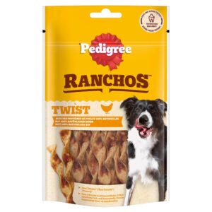 60g Pui Ranchos Twists Pedigree Snackuri câini