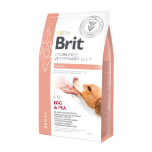 BRIT VD Renal, XS-XL, Ou, dietă veterinară, hrană uscată fără cereale câini, sistem renal, 2kg
