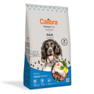 CALIBRA Premium Line, XS-M, Pui, hrană uscată câini, 12kg