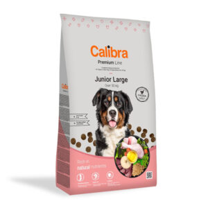 CALIBRA Premium Line Junior Large, L-XL, Pui, hrană uscată câini junior, 12kg