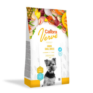 CALIBRA Verve GF Junior Small, XS-S, Pui și Rață, hrană uscată fără cereale câini junior, 1,2kg