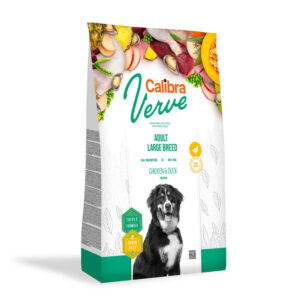CALIBRA Verve GF Adult Large Breed, L-XL, Pui și Rață, hrană uscată fără cereale câini, 12kg
