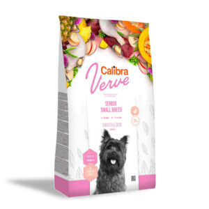 CALIBRA Verve GF Senior Small, XS-S, Pui și Rață, hrană uscată fără cereale câini senior, 6kg