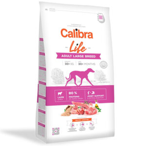 CALIBRA Life Adult Large Breed, L-XL, Miel, hrană uscată conținut redus cereale câini, sistem articular, 12kg
