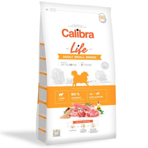 CALIBRA Life Adult Small Breed, XS-S, Miel, hrană uscată conținut redus cereale câini, 1.5kg