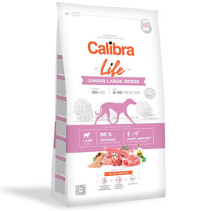 CALIBRA Life Junior Large Breed, L-XL, Miel, hrană uscată câini junior, 2.5kg