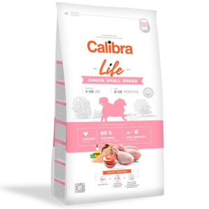 CALIBRA Life Junior Small Breed, XS-S, Pui, hrană uscată conținut redus cereale câini junior, 6kg