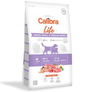CALIBRA Life Junior Small & Medium Breed, XS-M, Miel, hrană uscată câini junior, 12kg