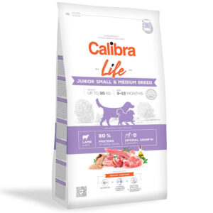 CALIBRA Life Junior Small & Medium Breed, XS-M, Miel, hrană uscată câini junior, 2.5kg
