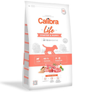 CALIBRA Life Starter & Puppy, XS-XL, Miel, hrană uscată conținut redus cereale câini junior, 12kg