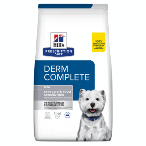 HILL’S Prescription Diet Derm Complete Mini, dietă veterinară câini, hrană uscată, afecțiuni dermatologice HILL’S Prescription Diet Derm Complete Mini, dietă veterinară câini, hrană uscată, piele & blana, 6kg