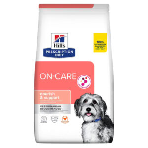 HILL’S Prescription Diet On – Care, XS-XL, Pui, dietă veterinară, hrană uscată câini, convalescență, 4kg
