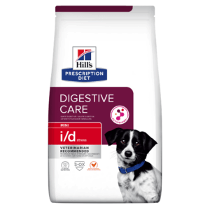 HILL’S Prescription Diet i/d Digestive Care Stress Mini, Pui, dietă veterinară câini, hrană uscată, sensibilități digestive HILL’S Prescription Diet i/d Digestive Care Stress Mini, Pui, dietă veterinară câini, hrană uscată, sistem digestiv, 3kg