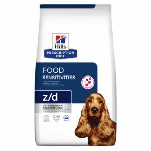 HILL’S Prescription Diet z/d Food Sensitivities, dietă veterinară câini, hrană uscată, afecțiuni dermatologice și digestive HILL’S Prescription Diet z/d Food Sensitivities, dietă veterinară câini, hrană uscată, piele & blana, sistem digestiv, 10kg