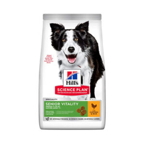 HILL’S SCIENCE PLAN Senior Vitality 7+, M, Pui, hrană uscată câini senior, 2.5kg